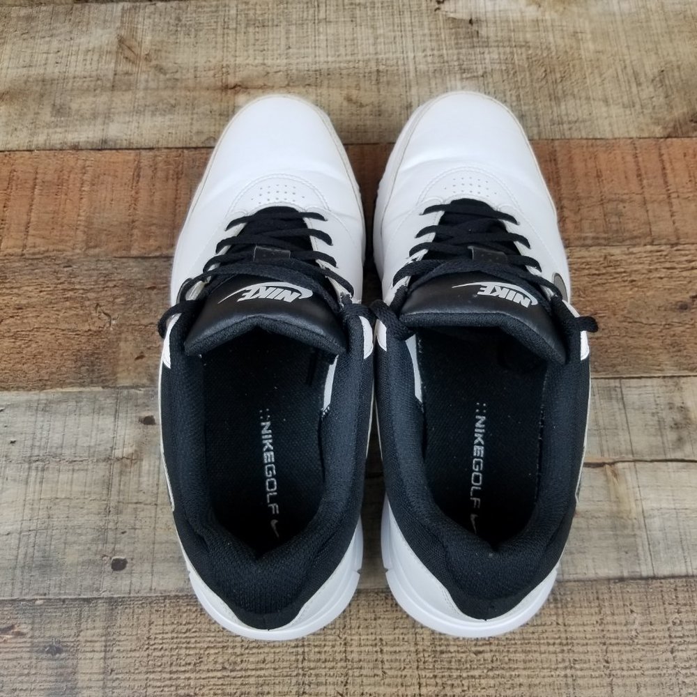 Nike Durasport 4 Men Sz 10 Wide White Black Golf Shoe Low Athletic 844550-100 - Picture 5 of 9